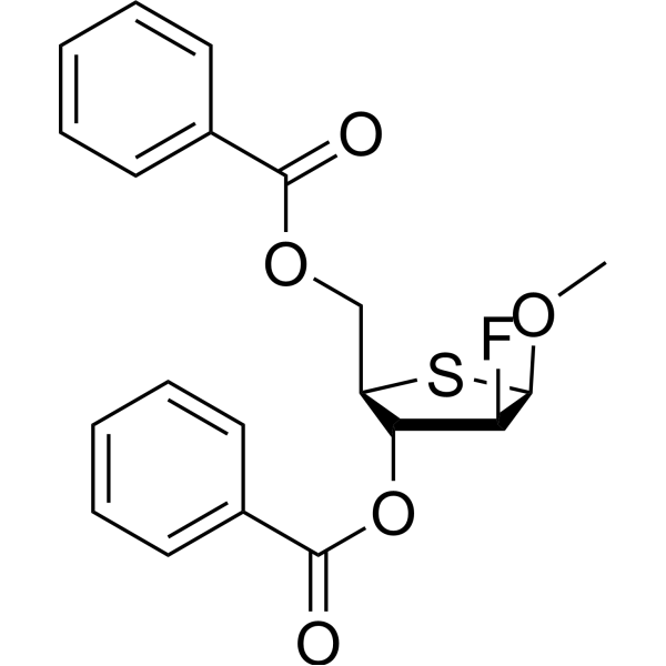 Methyl 2-deoxy-3,5-di-O-benzoyl-2-fluoro-4-thio-beta-D-arabinopentofuranoside 197647-15-7